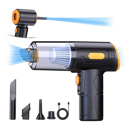 Aspiradora Para Auto Mini Portátil Inalámbrica