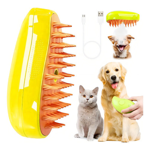 Cepillo Quitapelos a Vapor para Perros y Gatos | Limpieza Profunda y Sin Esfuerzo